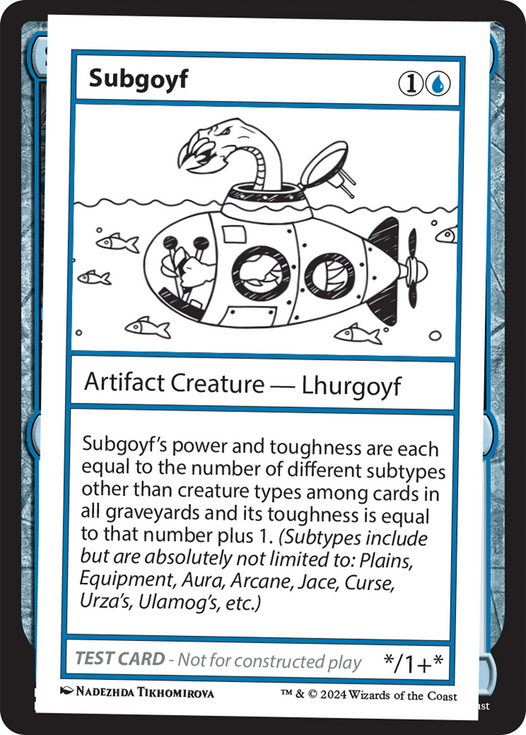 Subgoyf [Mystery Booster 2 Playtest Cards] | Yard's Games Ltd