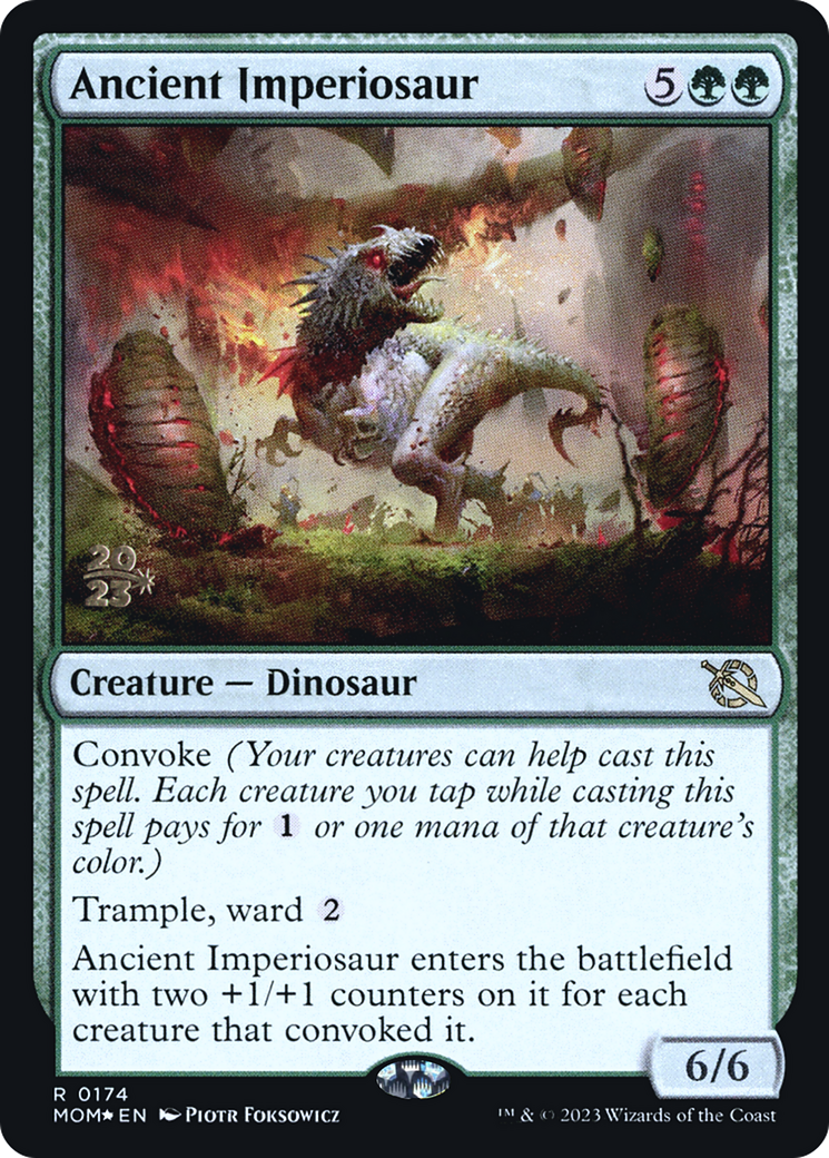 Ancient Imperiosaur [March of the Machine Prerelease Promos] | Yard's Games Ltd