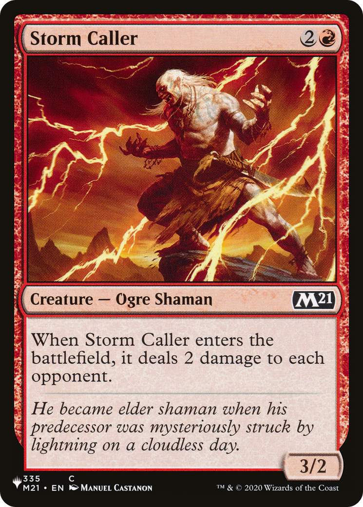 Storm Caller [The List Reprints] | Yard's Games Ltd