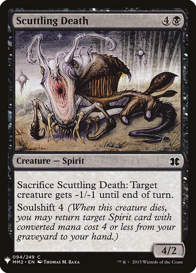 Scuttling Death [Mystery Booster] | Yard's Games Ltd