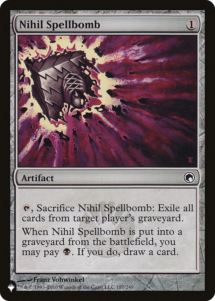 Nihil Spellbomb [The List] | Yard's Games Ltd