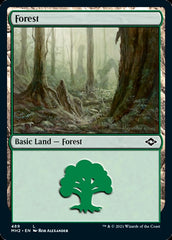 Forest (489) (Foil Etched) [Modern Horizons 2] | Yard's Games Ltd