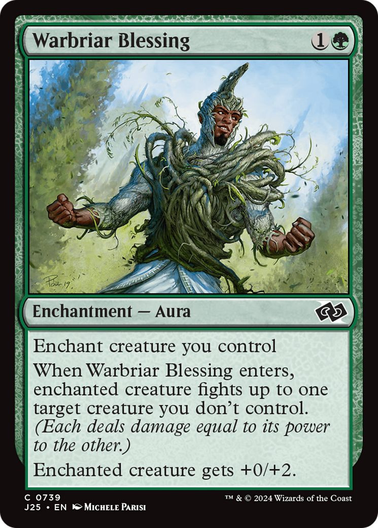 Warbriar Blessing [Foundations Jumpstart] | Yard's Games Ltd