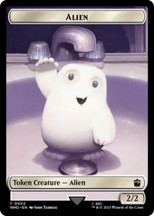 Alien // Cyberman Double-Sided Token [Doctor Who Tokens] | Yard's Games Ltd