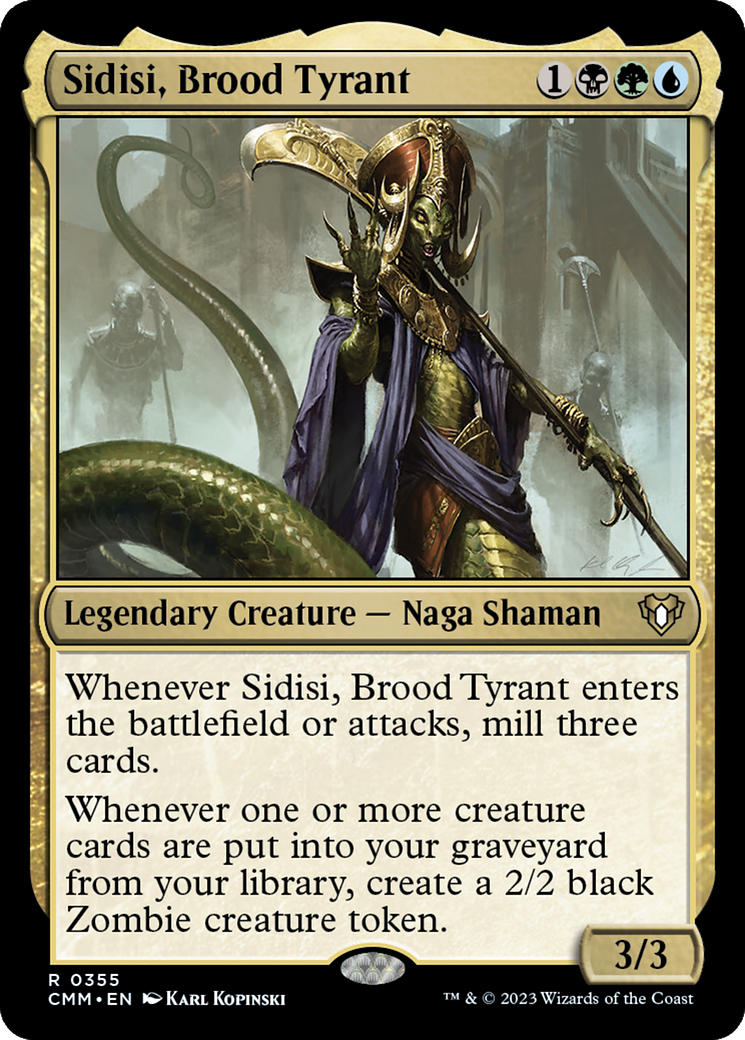 Sidisi, Brood Tyrant [Commander Masters] | Yard's Games Ltd