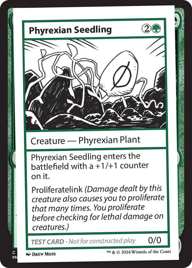 Phyrexian Seedling [Mystery Booster 2 Playtest Cards] | Yard's Games Ltd