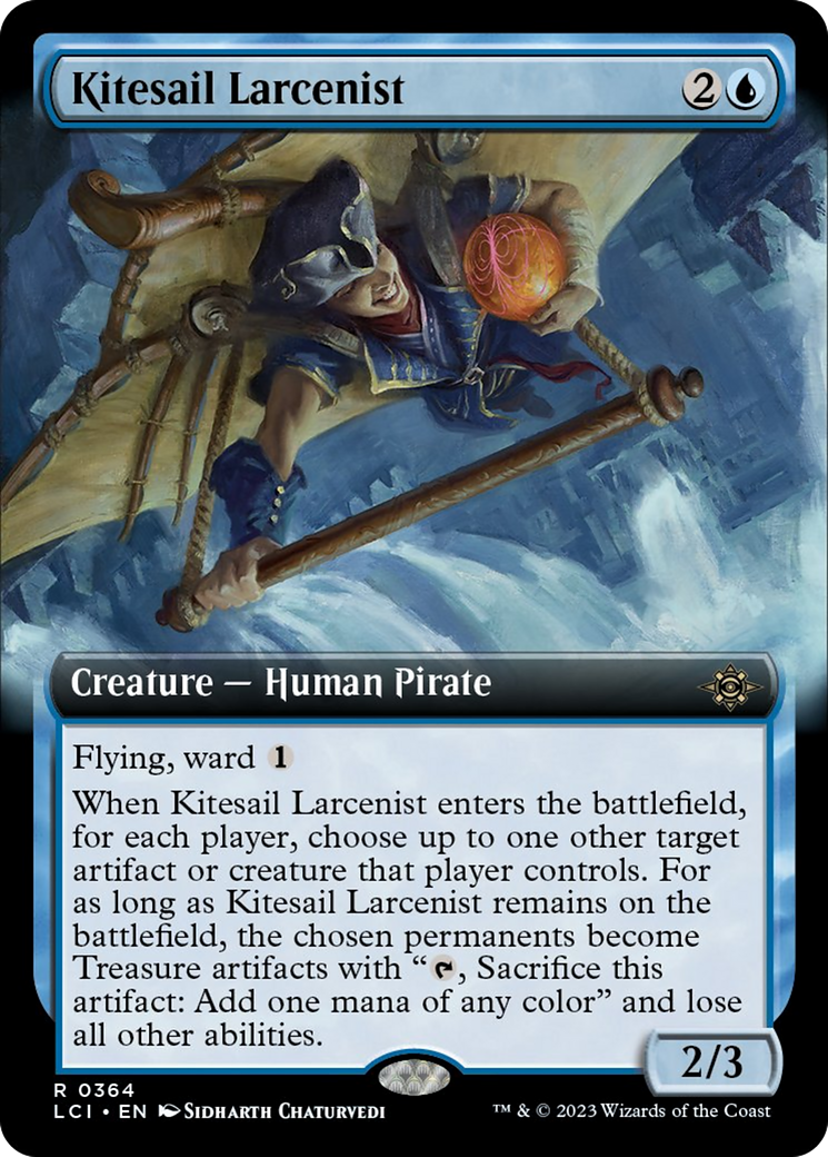 Kitesail Larcenist (Extended Art) [The Lost Caverns of Ixalan] | Yard's Games Ltd