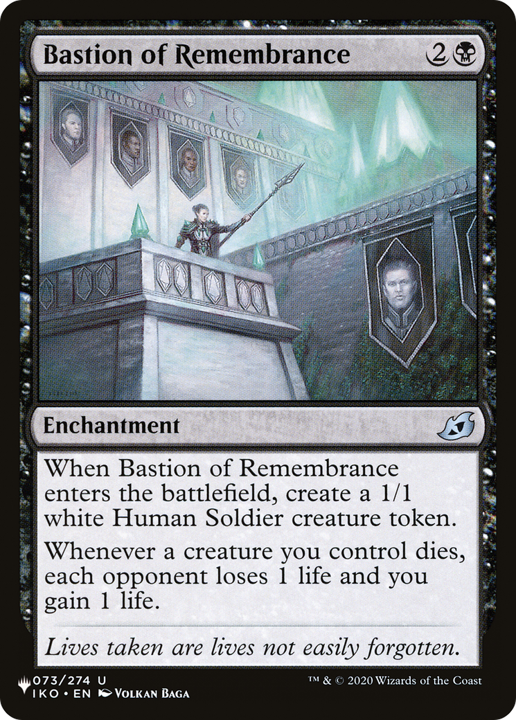 Bastion of Remembrance [The List Reprints] | Yard's Games Ltd