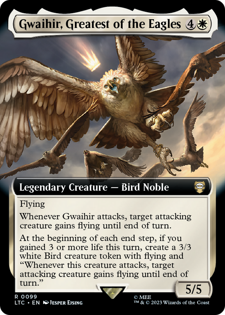 Gwaihir, Greatest of the Eagles (Extended Art) [The Lord of the Rings: Tales of Middle-Earth Commander] | Yard's Games Ltd