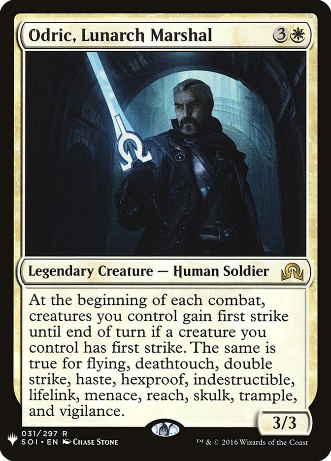 Odric, Lunarch Marshal [The List] | Yard's Games Ltd