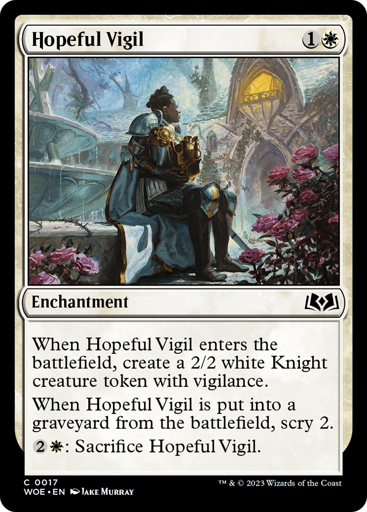 Hopeful Vigil [Wilds of Eldraine] | Yard's Games Ltd