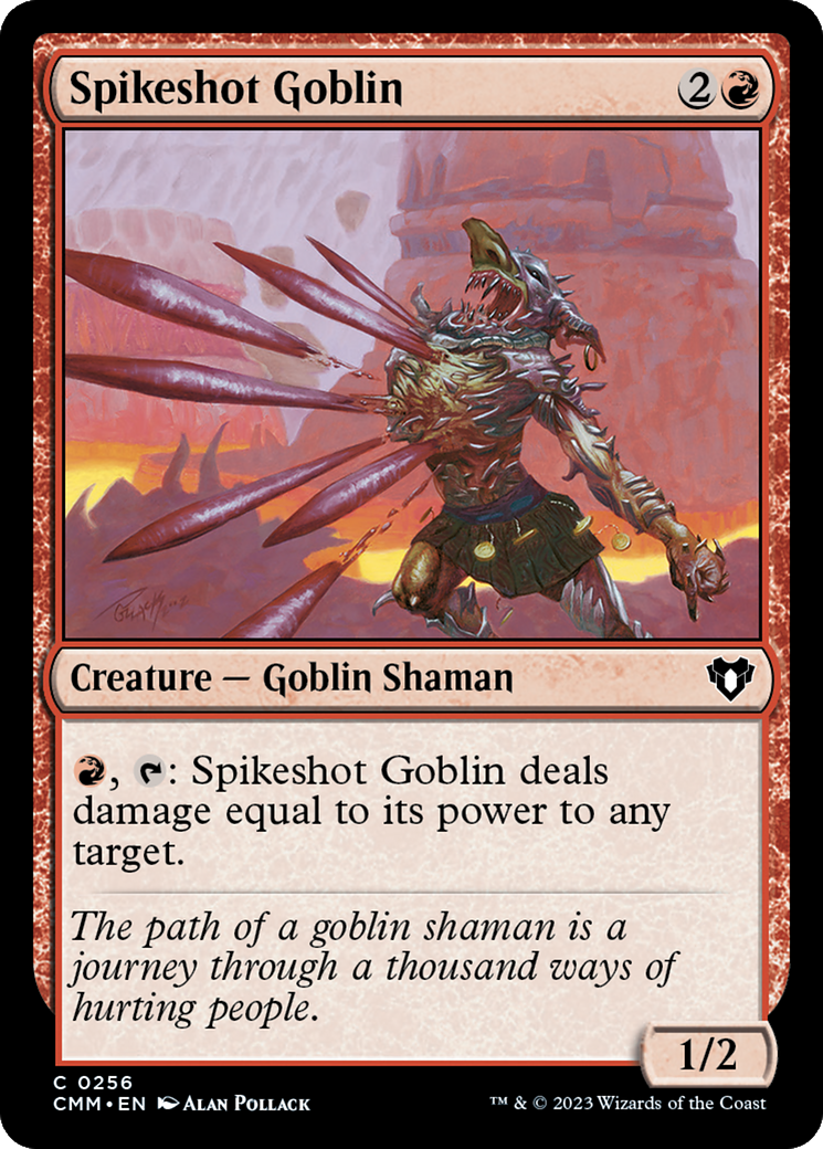 Spikeshot Goblin [Commander Masters] | Yard's Games Ltd