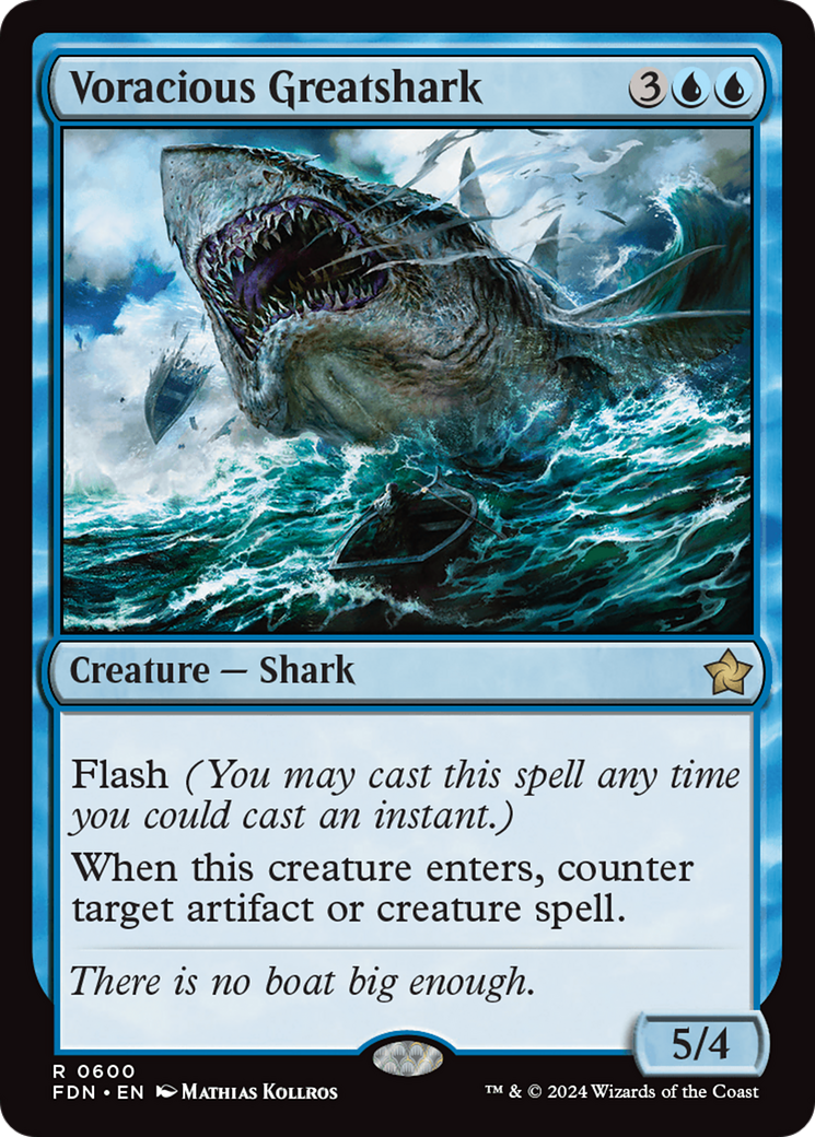 Voracious Greatshark [Foundations] | Yard's Games Ltd