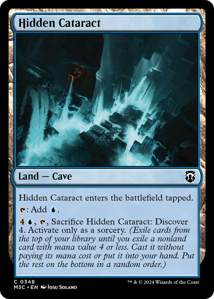 Hidden Cataract (Ripple Foil) [Modern Horizons 3 Commander] | Yard's Games Ltd