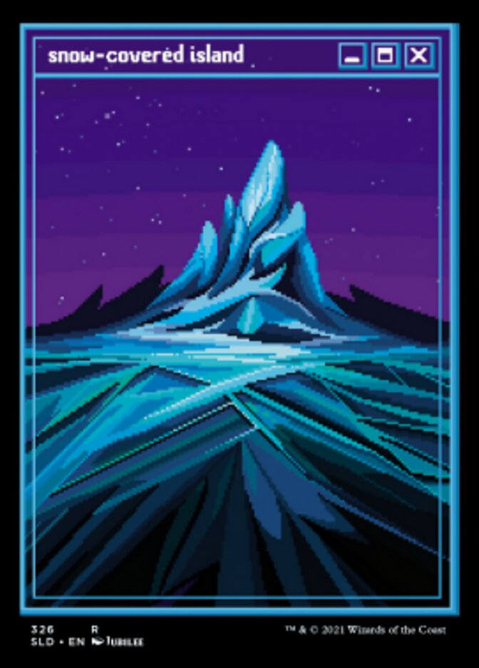 Snow-Covered Island (Foil Etched) [Secret Lair Drop Series] | Yard's Games Ltd