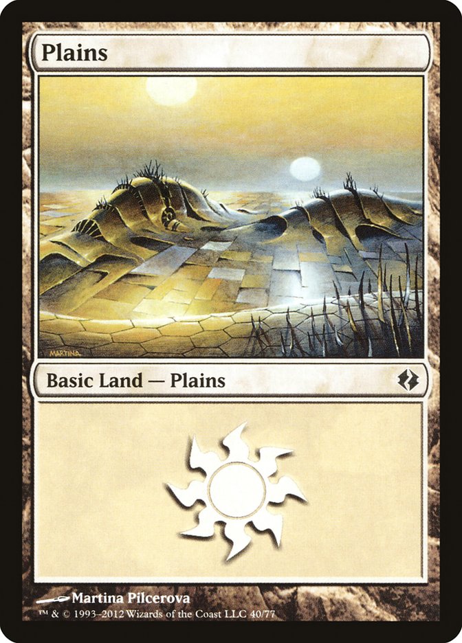 Plains (40) [Duel Decks: Venser vs. Koth] | Yard's Games Ltd