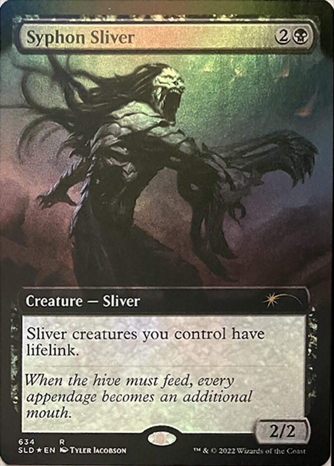 Syphon Sliver (Extended Art) [Secret Lair Drop Promos] | Yard's Games Ltd