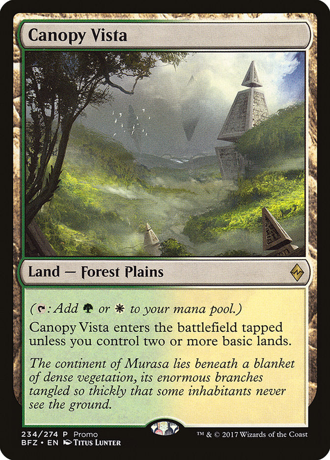 Canopy Vista (Promo) [Standard Showdown Promos] | Yard's Games Ltd