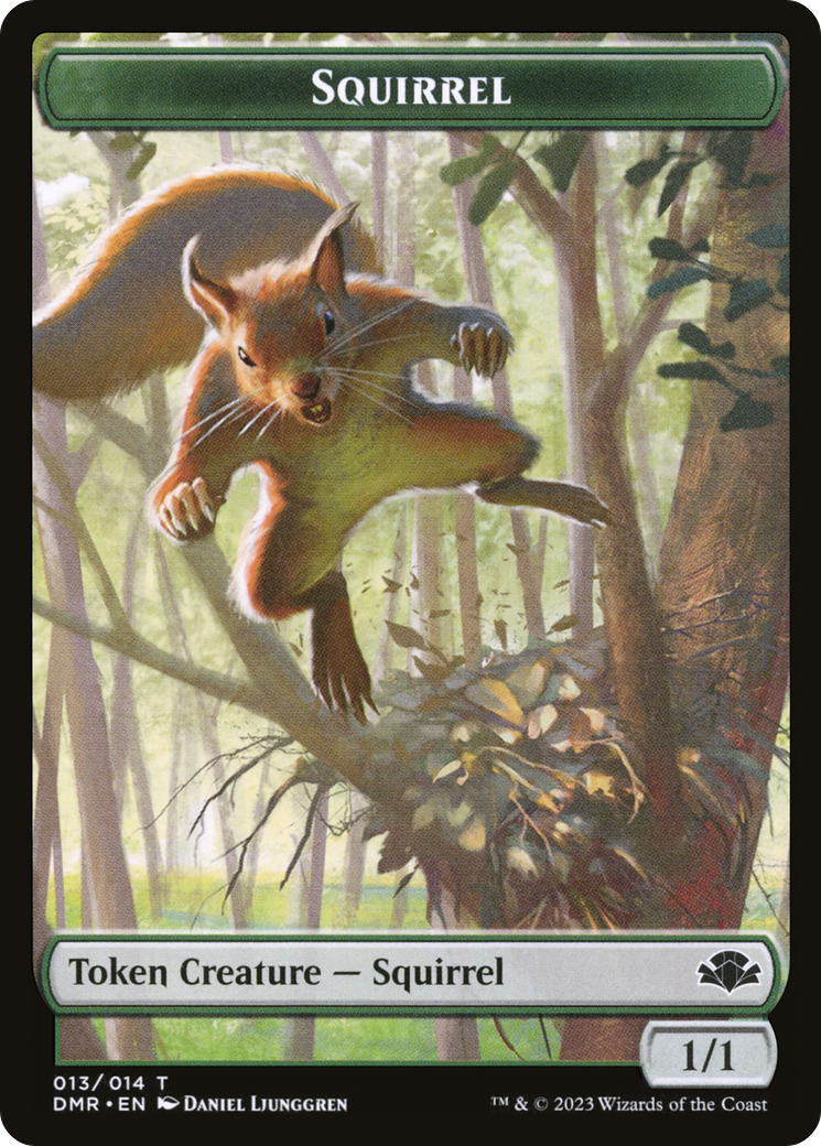 Squirrel Token [Dominaria Remastered Tokens] | Yard's Games Ltd