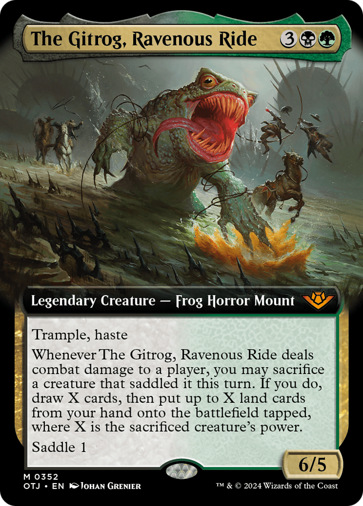 The Gitrog, Ravenous Ride (Extended Art) [Outlaws of Thunder Junction] | Yard's Games Ltd