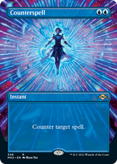 Counterspell (Borderless Alternate Art) [Modern Horizons 2] | Yard's Games Ltd