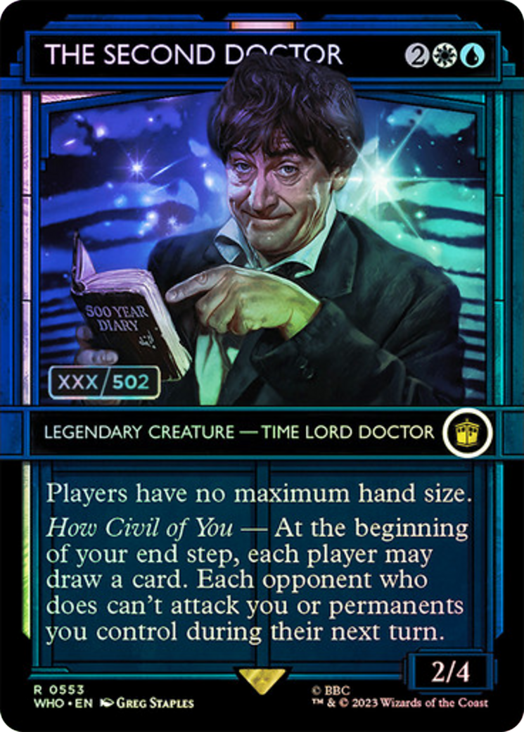 The Second Doctor (Serial Numbered) [Doctor Who] | Yard's Games Ltd