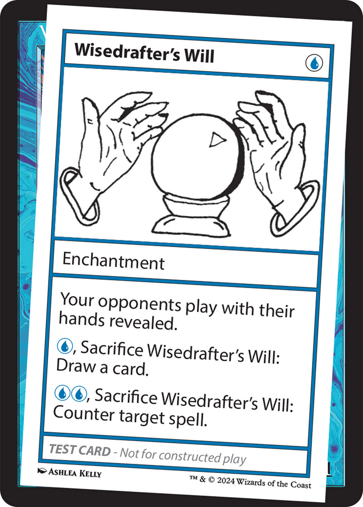 Wisedrafter's Will [Mystery Booster 2 Playtest Cards] | Yard's Games Ltd