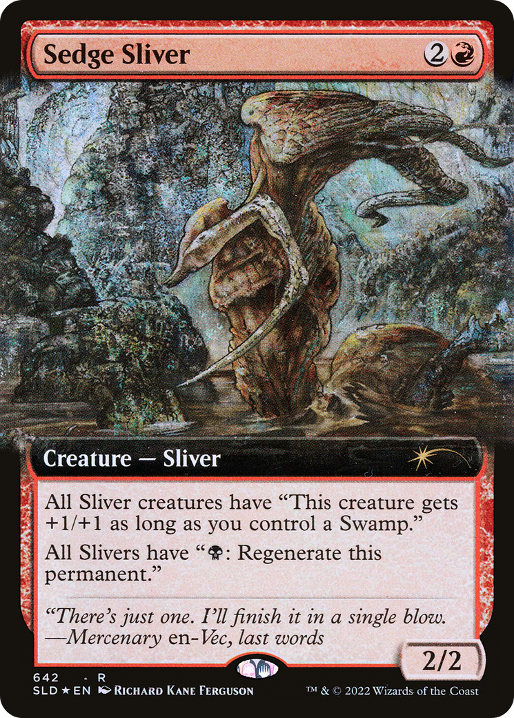 Sedge Sliver (Extended Art) [Secret Lair Drop Promos] | Yard's Games Ltd