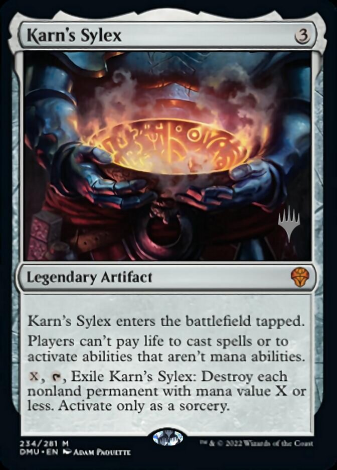 Karn's Sylex (Promo Pack) [Dominaria United Promos] | Yard's Games Ltd