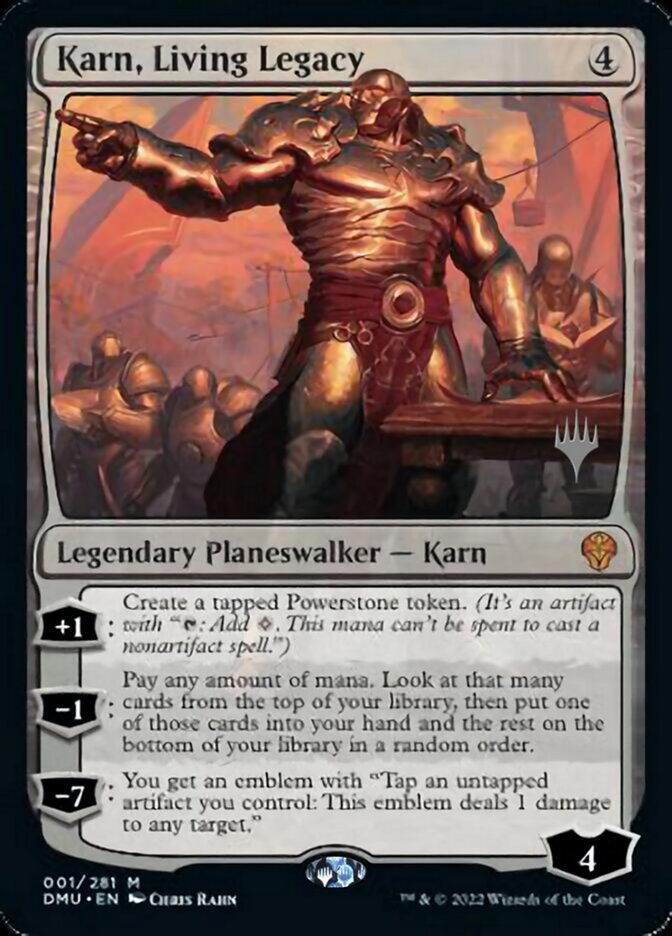 Karn, Living Legacy (Promo Pack) [Dominaria United Promos] | Yard's Games Ltd