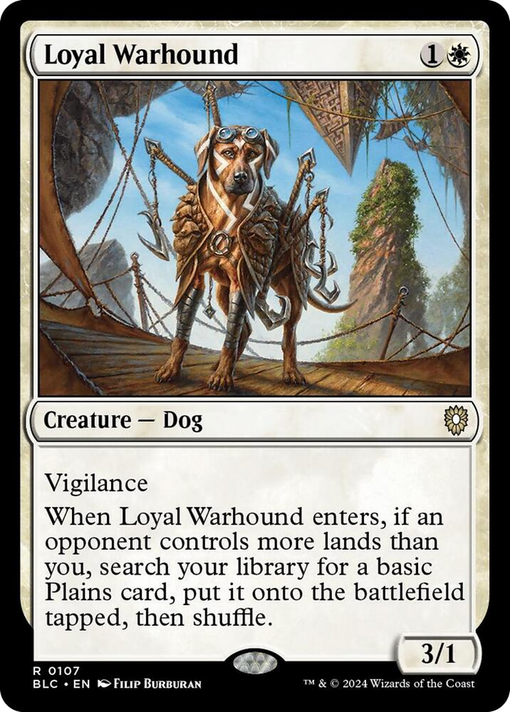 Loyal Warhound [Bloomburrow Commander] | Yard's Games Ltd