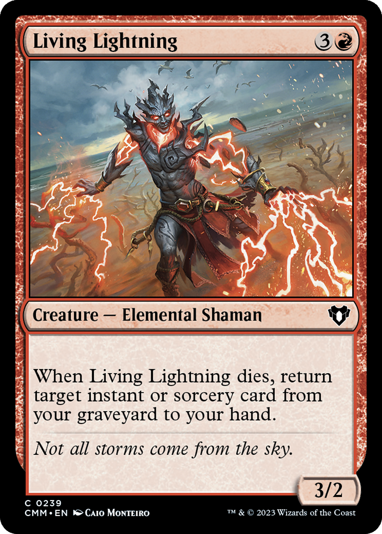 Living Lightning [Commander Masters] | Yard's Games Ltd