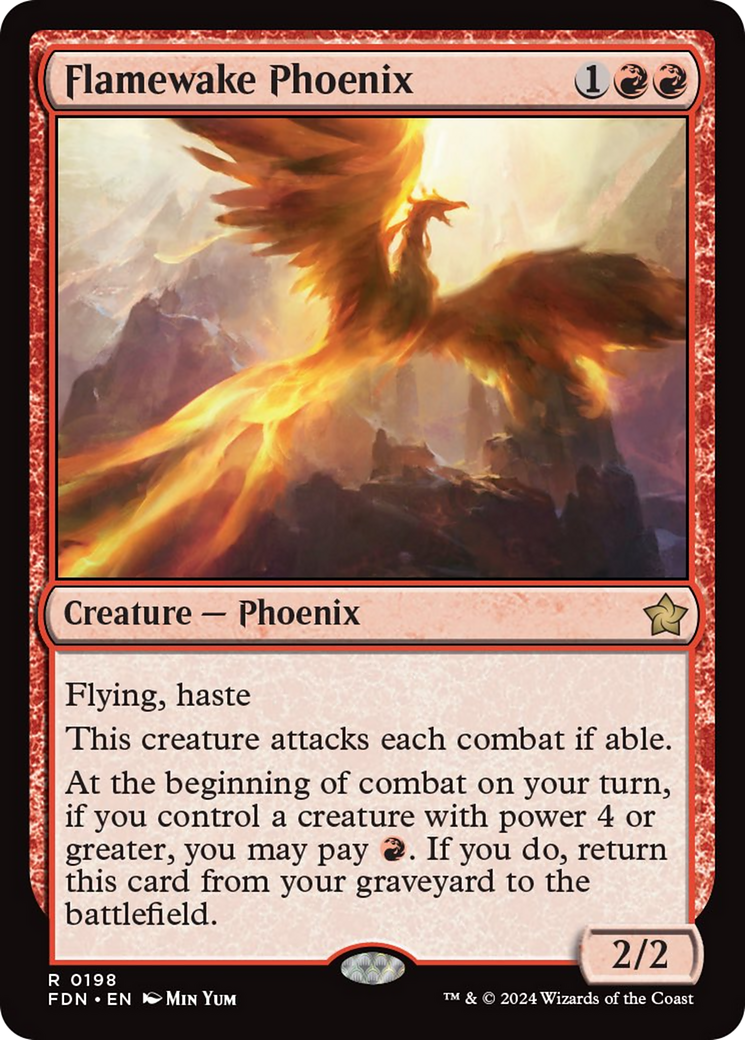 Flamewake Phoenix [Foundations] | Yard's Games Ltd