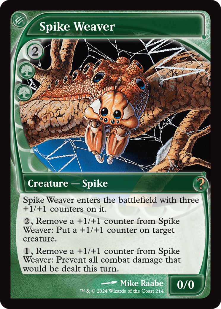 Spike Weaver (Future Sight) [Mystery Booster 2] | Yard's Games Ltd