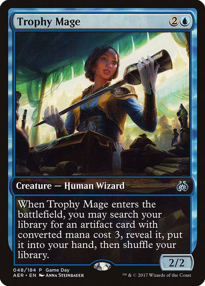 Trophy Mage (Game Day) [Aether Revolt Promos] | Yard's Games Ltd