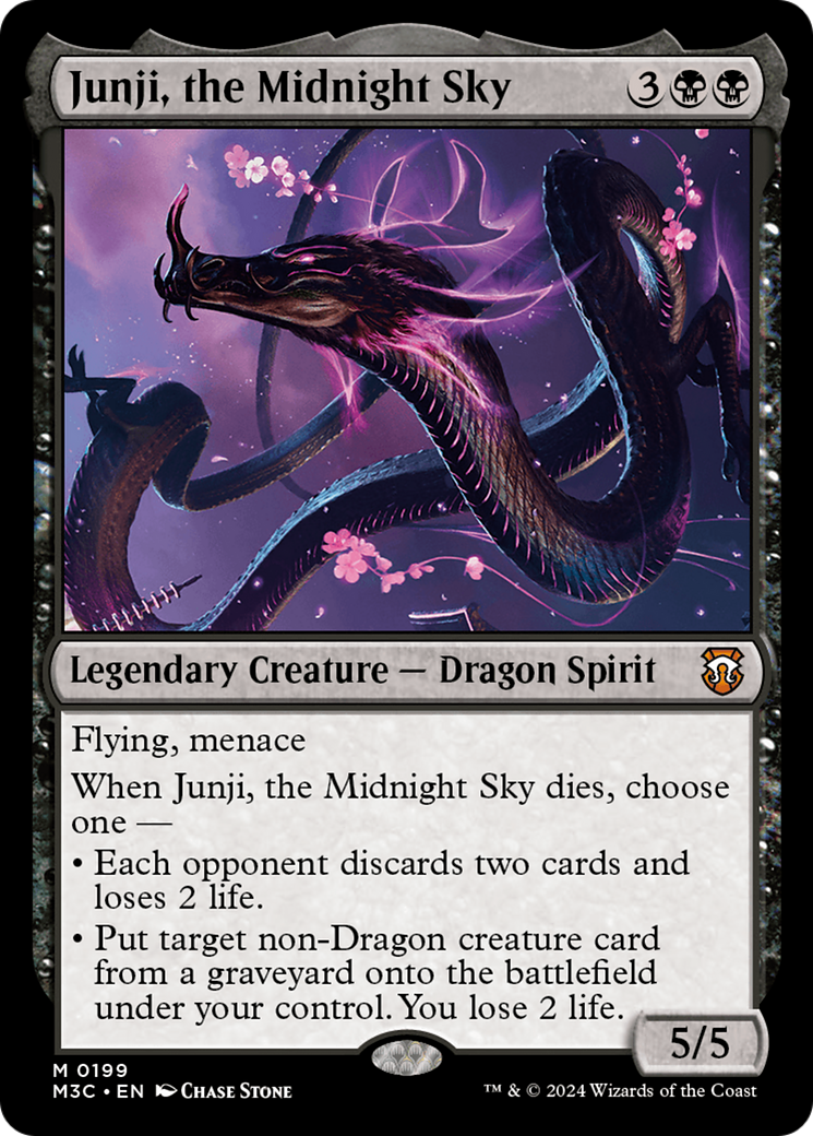 Junji, the Midnight Sky (Ripple Foil) [Modern Horizons 3 Commander] | Yard's Games Ltd