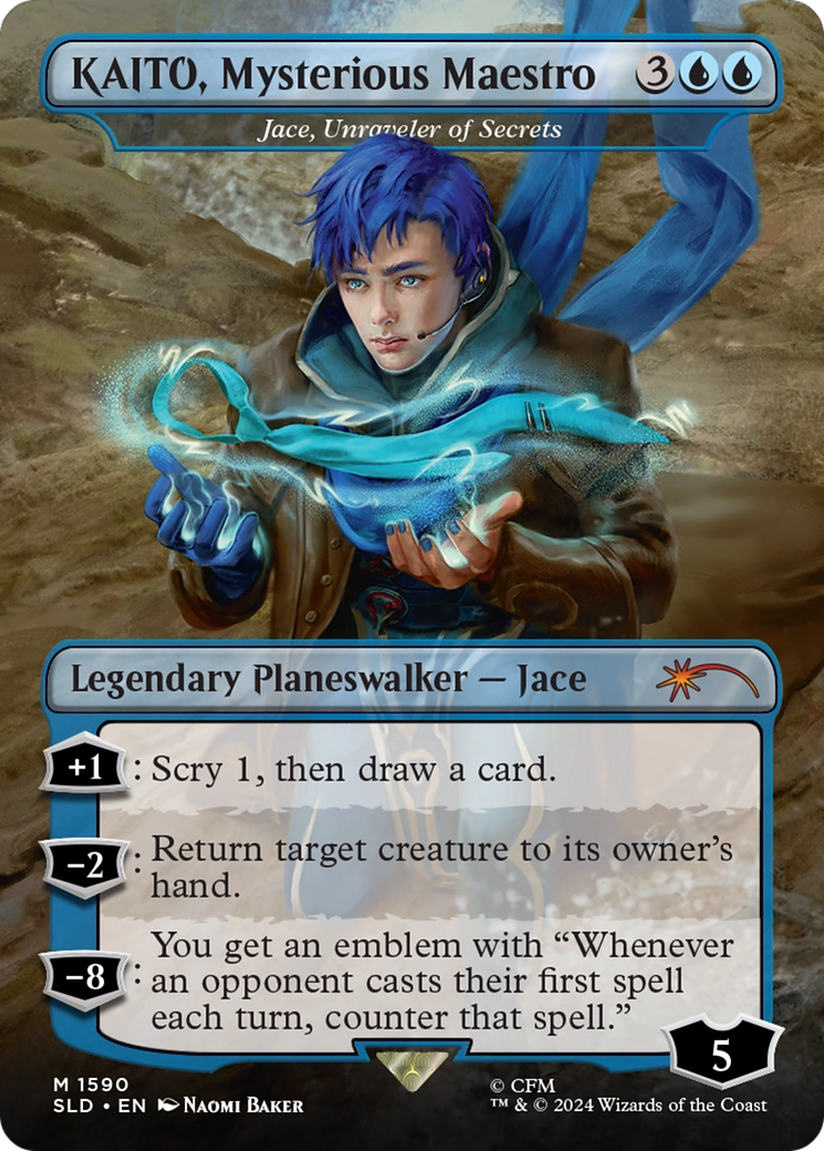 KAITO, Mysterious Maestro - Jace, Unraveler of Secrets [Secret Lair Drop Series] | Yard's Games Ltd