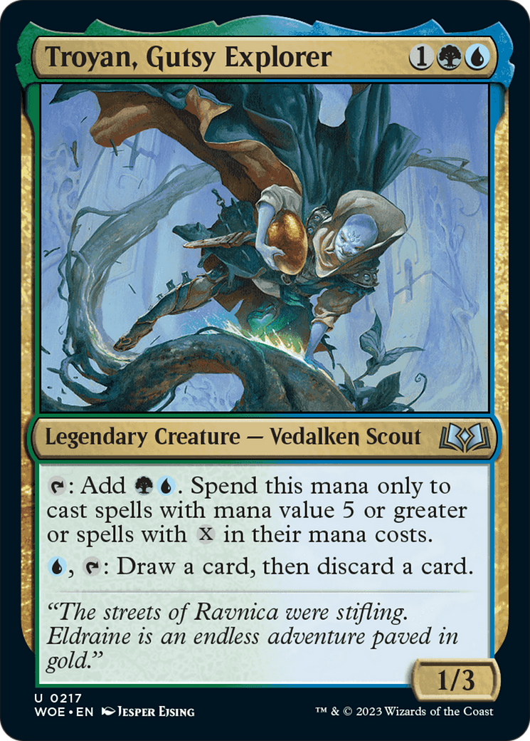 Troyan, Gutsy Explorer [Wilds of Eldraine] | Yard's Games Ltd