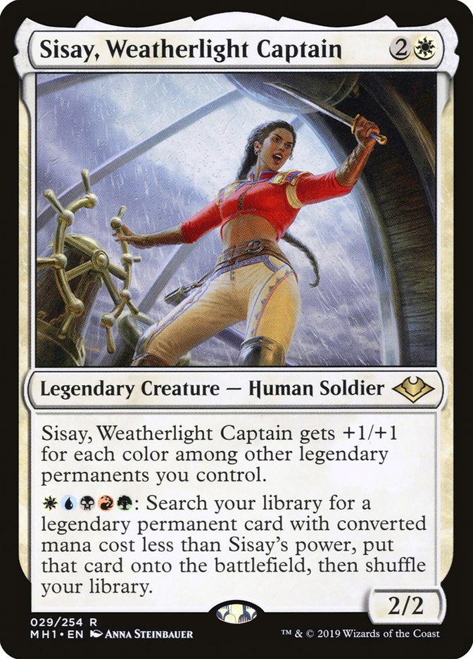 Sisay, Weatherlight Captain [Modern Horizons] | Yard's Games Ltd