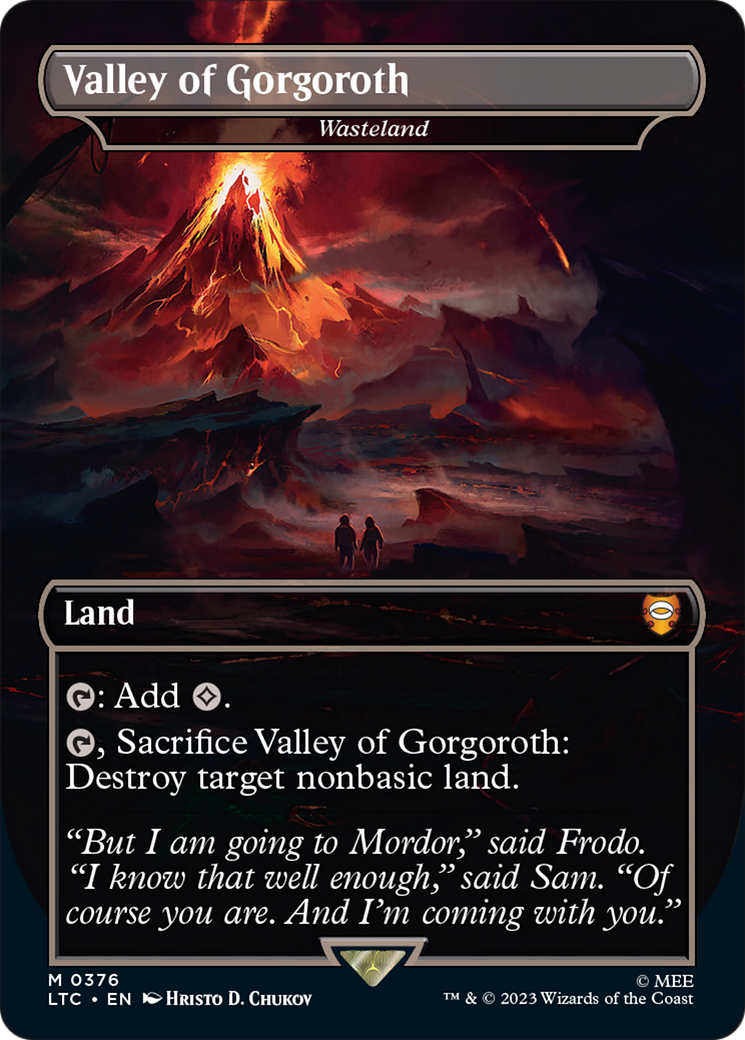 Valley of Gorgoroth - Wasteland [The Lord of the Rings: Tales of Middle-Earth Commander] | Yard's Games Ltd