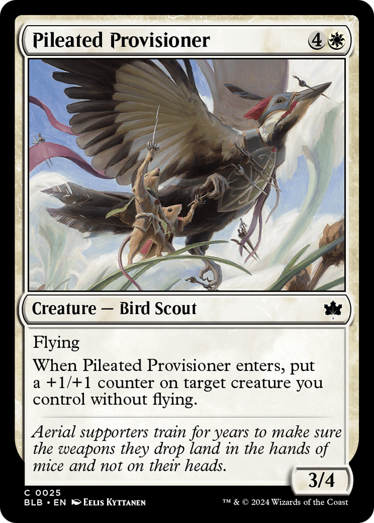 Pileated Provisioner [Bloomburrow] | Yard's Games Ltd