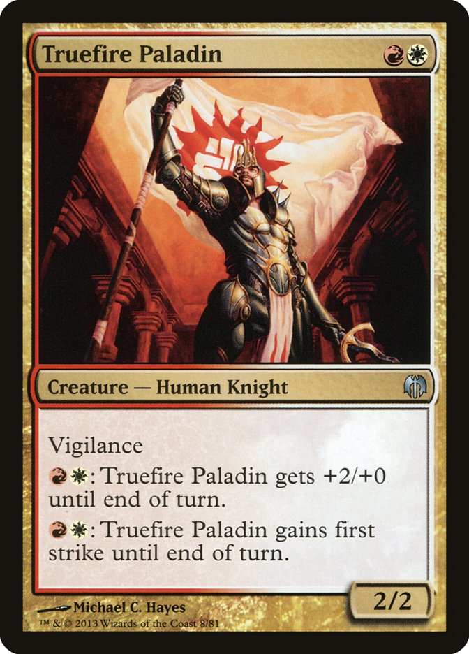 Truefire Paladin [Duel Decks: Heroes vs. Monsters] | Yard's Games Ltd