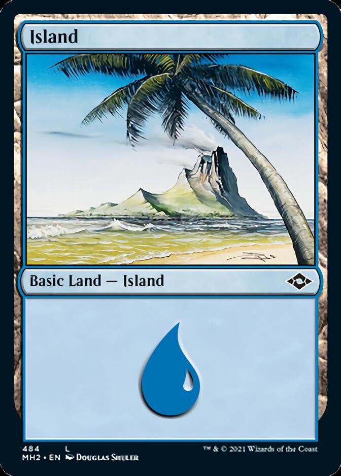 Island (484) (Foil Etched) [Modern Horizons 2] | Yard's Games Ltd