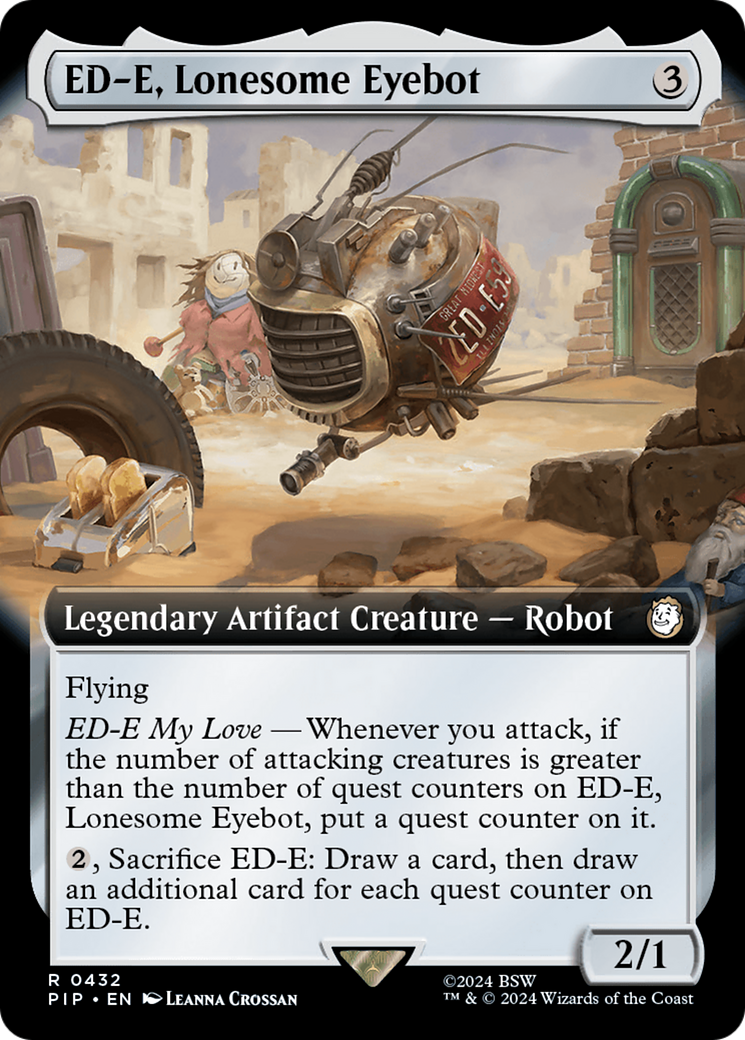 ED-E, Lonesome Eyebot (Extended Art) [Fallout] | Yard's Games Ltd