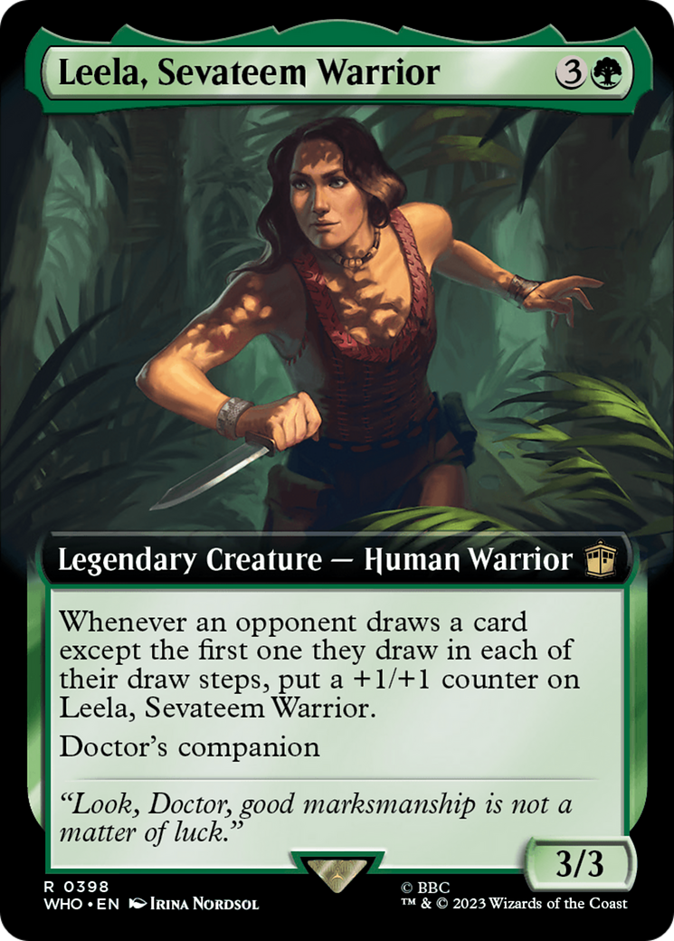 Leela, Sevateem Warrior (Extended Art) [Doctor Who] | Yard's Games Ltd