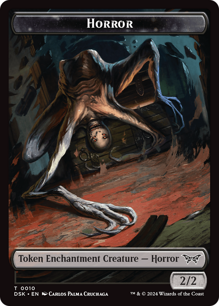 Horror Token [Duskmourn: House of Horror Tokens] | Yard's Games Ltd