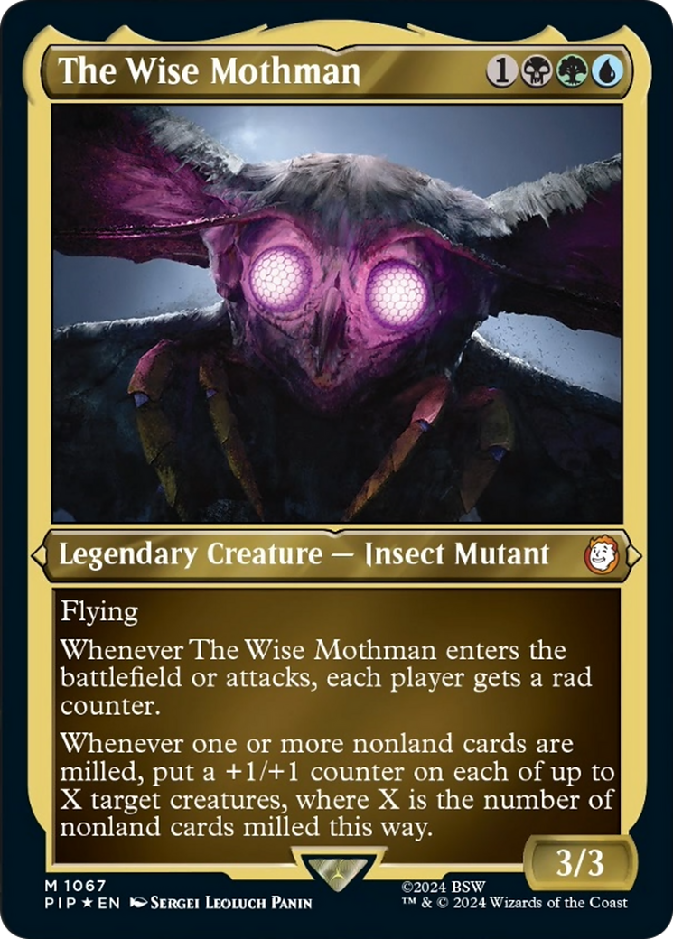 The Wise Mothman (Display Commander) [Fallout] | Yard's Games Ltd