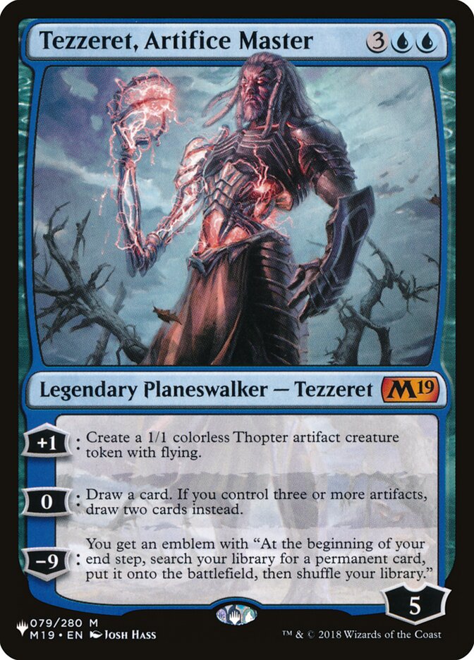 Tezzeret, Artifice Master [The List] | Yard's Games Ltd