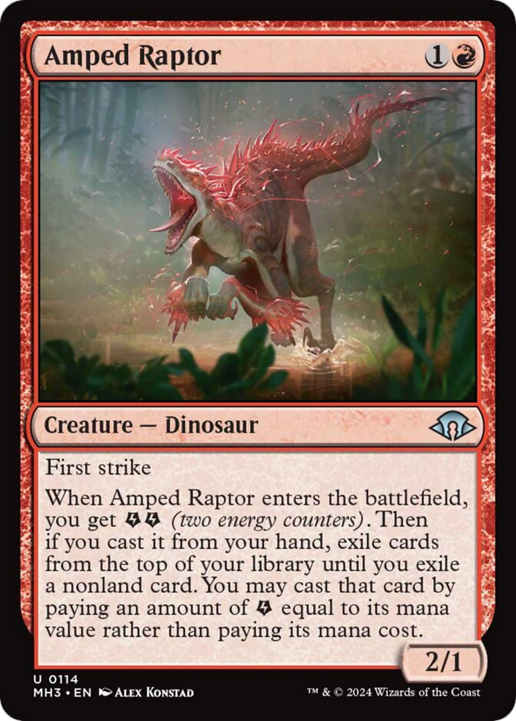 Amped Raptor [Modern Horizons 3] | Yard's Games Ltd