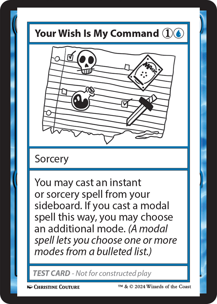 Your Wish Is My Command [Mystery Booster 2 Playtest Cards] | Yard's Games Ltd